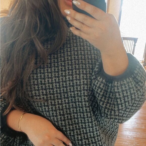 Gray printed sweater - Picture 4 of 9